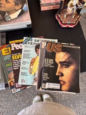 Vintage Elvis Magazine Collection - Black Cover
